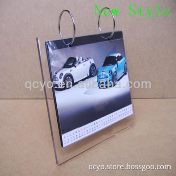 New style acrylic high quality custom desk calendar